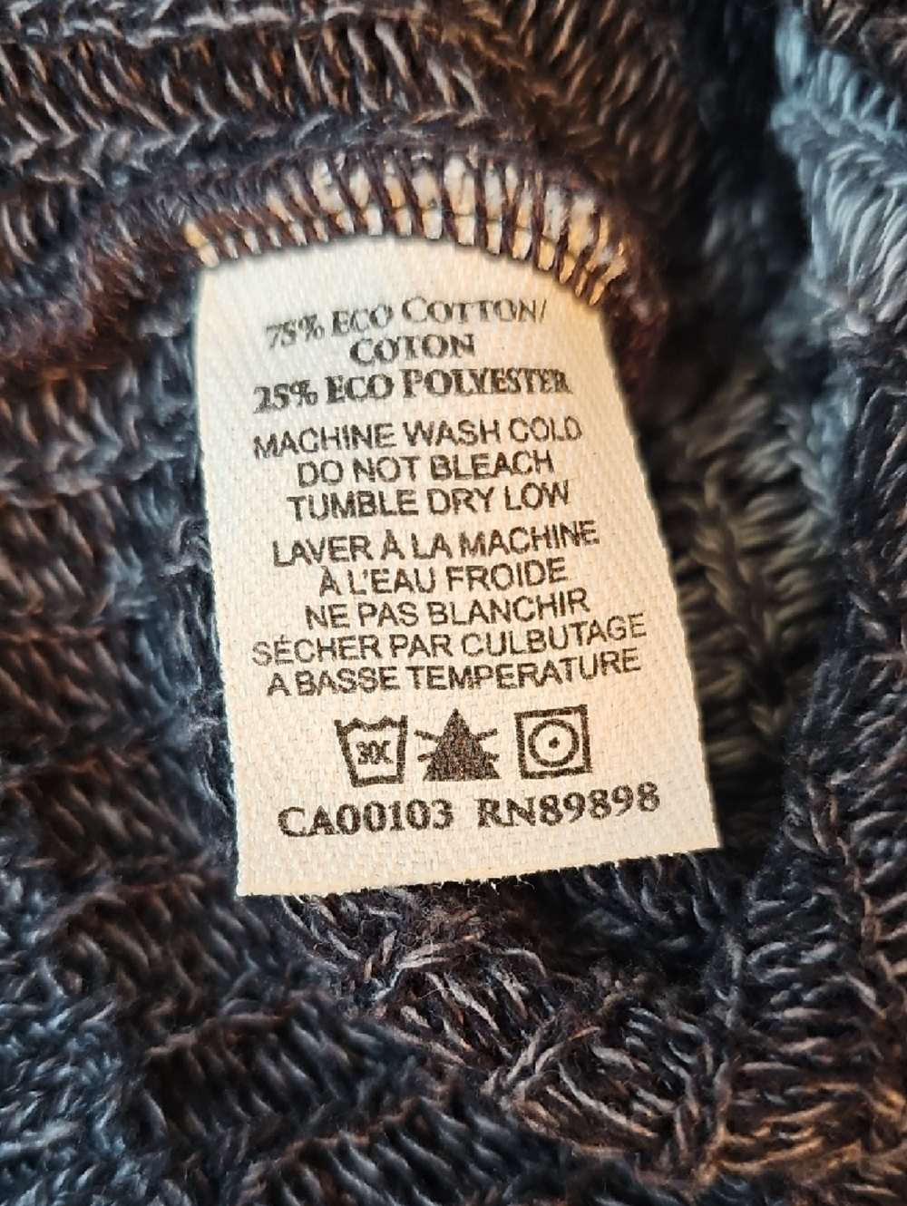 Parkhurst Gray Ombre Forest Turtleneck Sweater - Picture 5 of 6